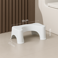 STEP BASIC — NON-SLIP TOILET STOOL - Luxeart