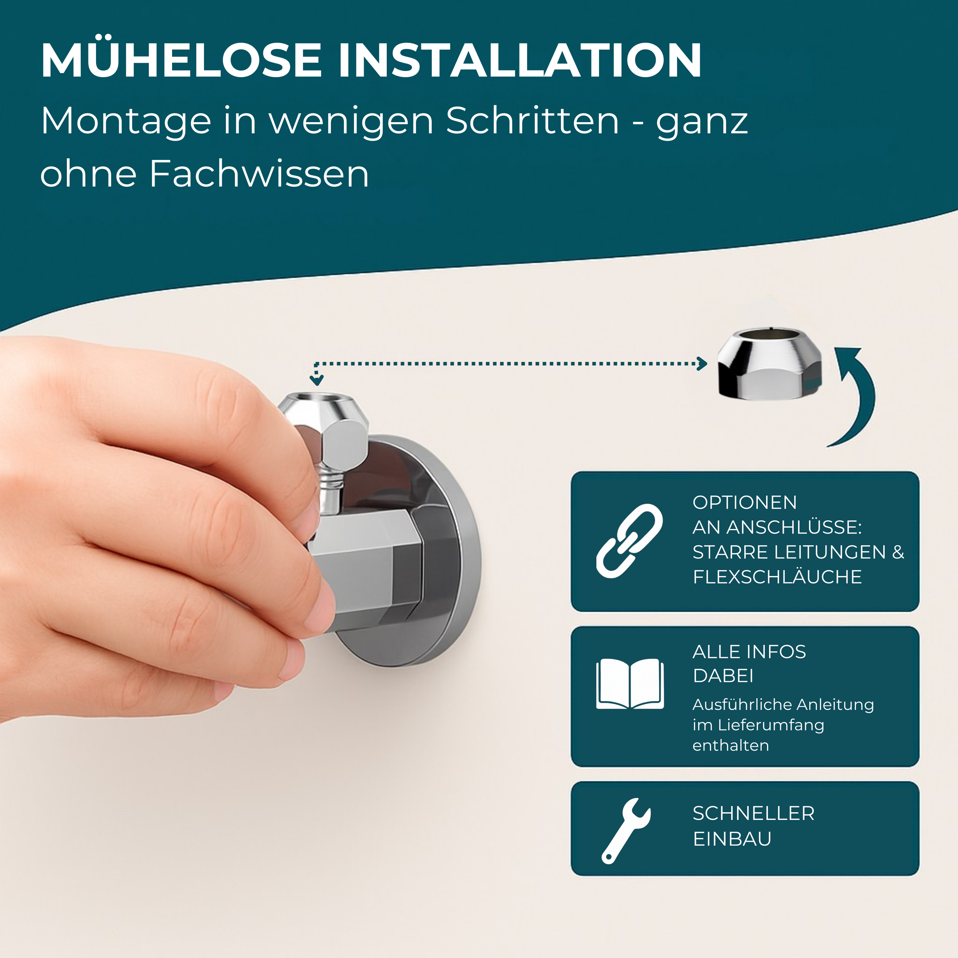 DESIGN ANGLE VALVE - Luxeart