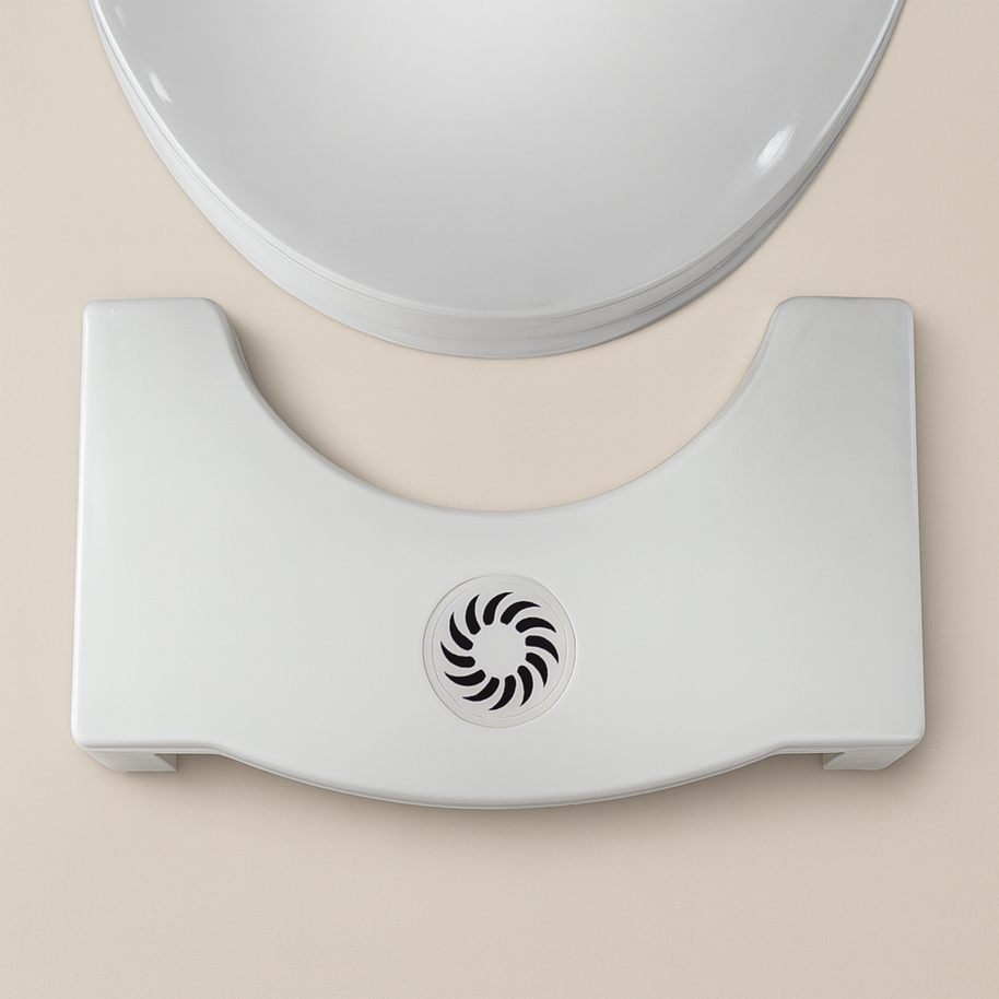 STEP RELAX — FOLDING TOILET STOOL WITH AROMA BOX - Luxeart