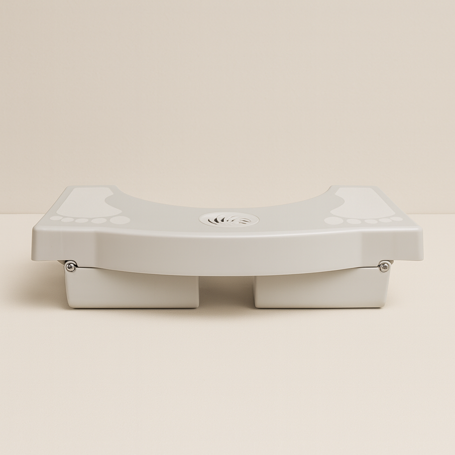 STEP RELAX — FOLDING TOILET STOOL WITH AROMA BOX - Luxeart