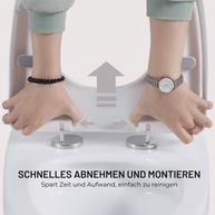 CLEANFORM – O-FORM TOILET SEAT - Luxeart