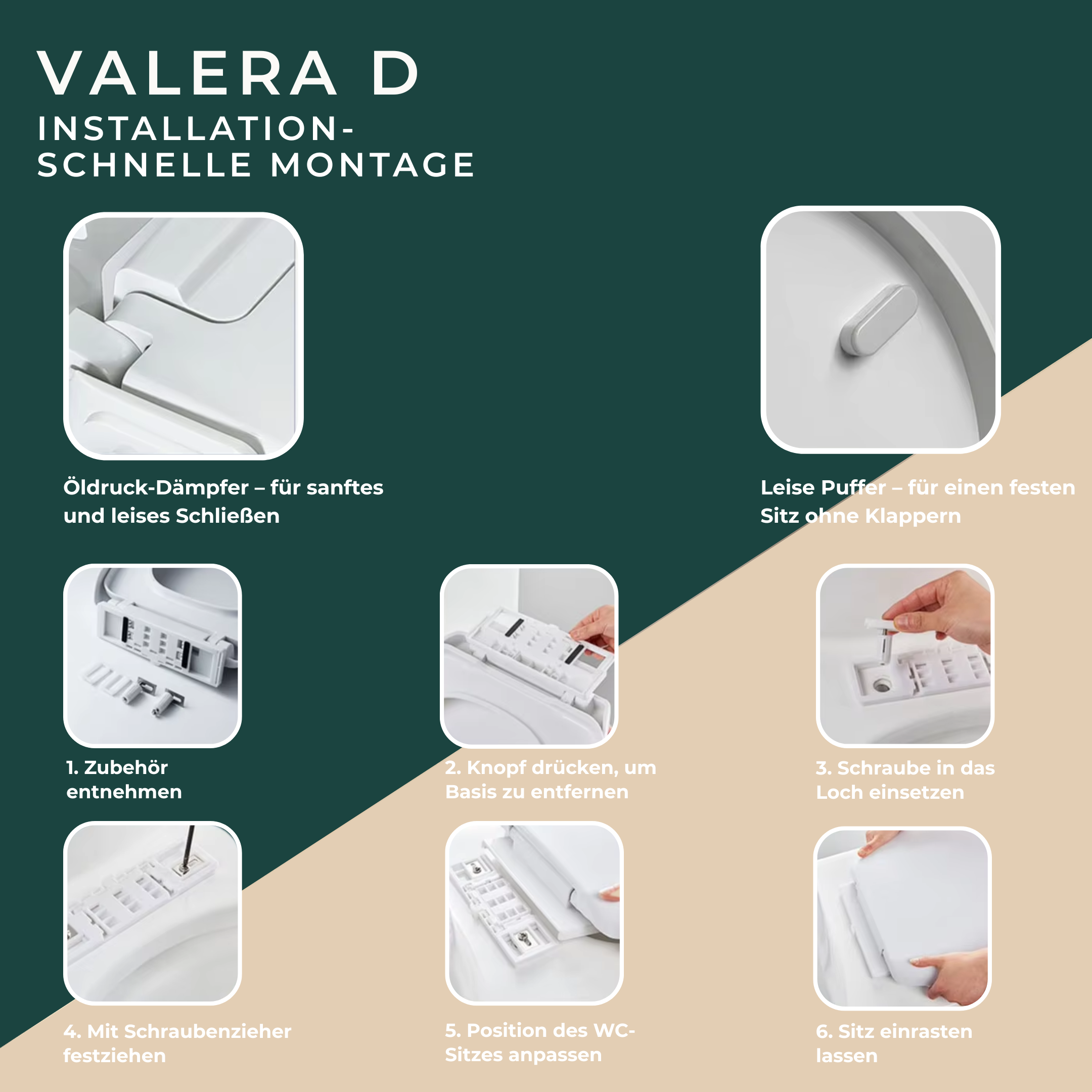 VALERA  D — NON-ELECTRIC BIDET SEAT - Luxeart