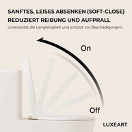 CLEANFORM – D-FORM TOILET SEAT - Luxeart