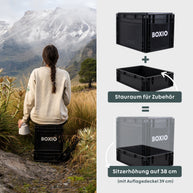 LUXEART X BOXIO SANITARY PLUS  | Mobile bathroom with TENT - Luxeart