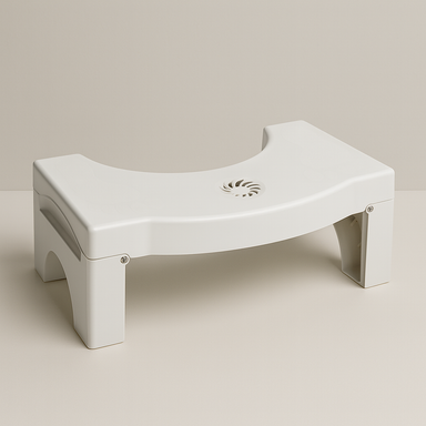 STEP RELAX — FOLDING TOILET STOOL WITH AROMA BOX - Luxeart
