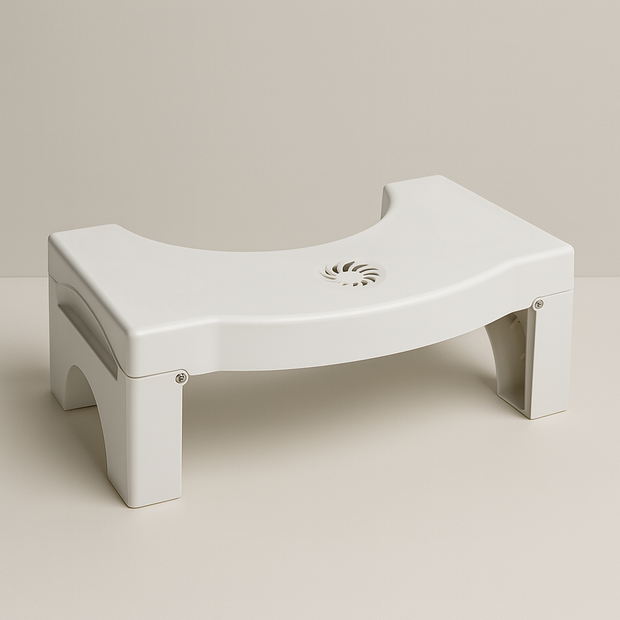 STEP RELAX — FOLDING TOILET STOOL WITH AROMA BOX - Luxeart