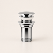 POP-UP DRAIN — WITH & WITHOUT OVERFLOW