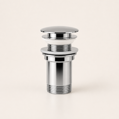 POP-UP DRAIN — WITH & WITHOUT OVERFLOW