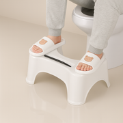 STEP SMART – NON-SLIP TOILET STOOL WITH PHONE SLOT - Luxeart