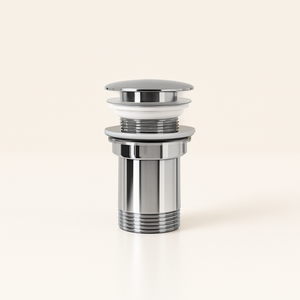 POP-UP DRAIN — WITH & WITHOUT OVERFLOW - Luxeart