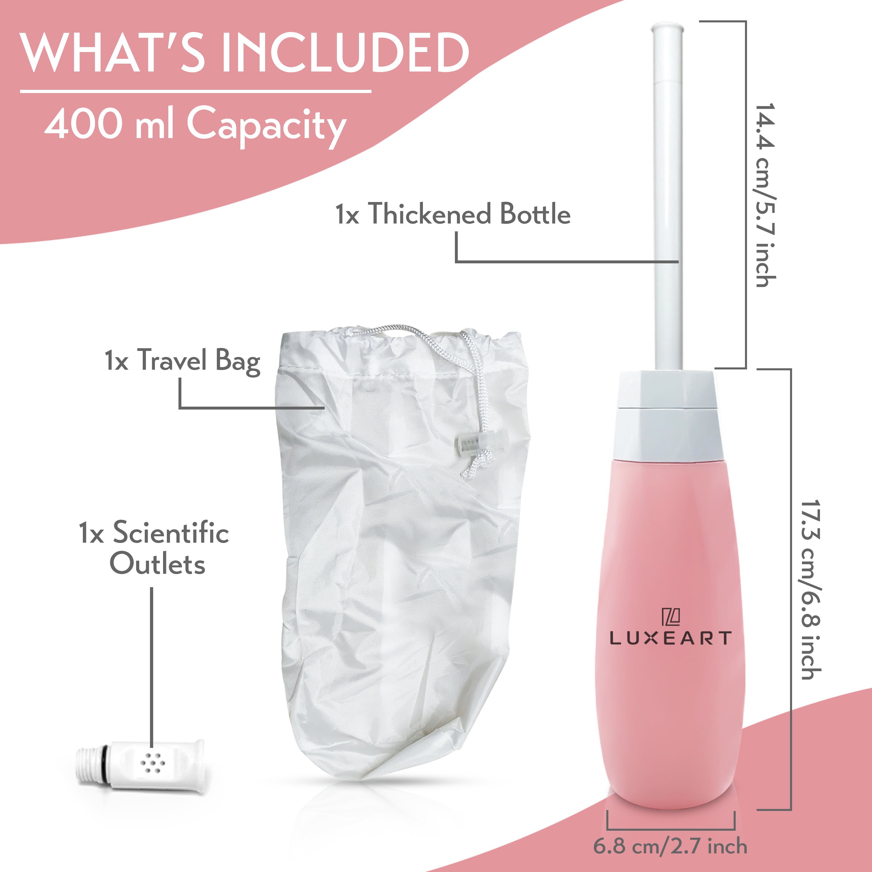 Postpartum Care 400ML Portable Bidet Perineal Rinse - Luxeart