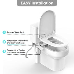 Custom Retractable Nozzle & Toilet Attachment - Luxeart