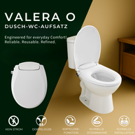 VALERA O — NON-ELECTRIC BIDET SEAT - Luxeart
